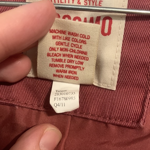 Mossimo Supply Co. Women's Size M Dusty Rose Pink Utility Hooded Jacket Toggles - Picture 9 of 12